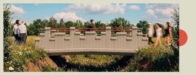 Проект моста «Красная струна» для 3D-печати, автор — Бычек Михаил Проект моста «Красная струна» для 3D-печати, автор — Бычек Михаил